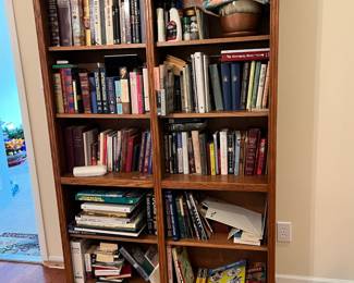 #50	4 Shelf "Oak" bookcase. 47"x12"x72"	 $ 140.00 																							