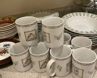 #75	Coventry Country Garden Dish Set	 $ 50.00 																							