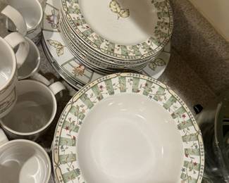 #75	Coventry Country Garden Dish Set	 $ 50.00 																							