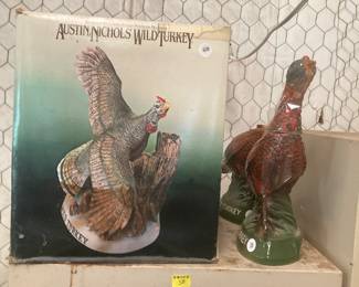 Wild turkey whiskey decanters