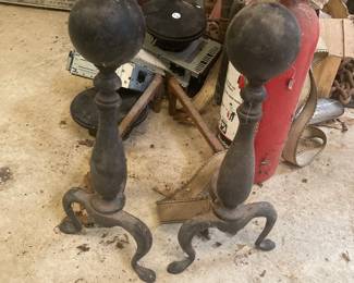 Iron fireplace accessories