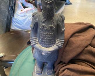 An interesting oriental carved figuring