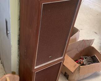 There are two pair of high-end stereo speakers