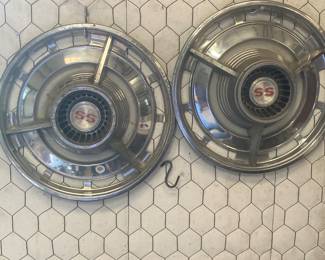 Vintage hubcaps