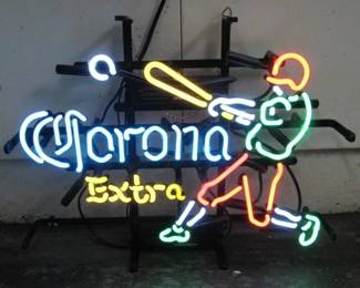 Corona Extra Baseball Neon Sign