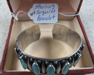 Sterling & Turquoise Bracelet