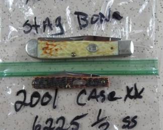 2001 & 2012 Case XX Knives