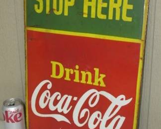 Porcelain Coke Sign - 14" x 20"