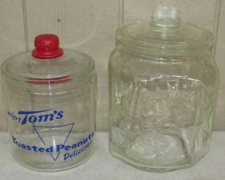 Old Tom's & Planters Peanut Jars