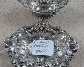 Small Sterling Bowls