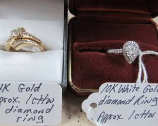 14K & 10K Gold Diamond Rings