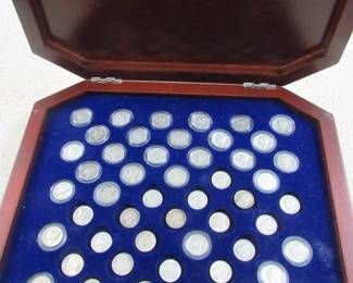 50 - Silver Dimes - Mercury Head, Roosevelt, & Barber