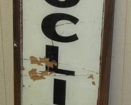 Antique Euclid Hotel Sign - 50" Tall