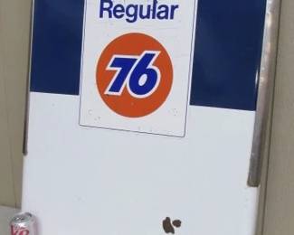 1970's Porcelain 76 Gas Pump Face