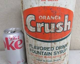 Orange Crush Syrup Can
