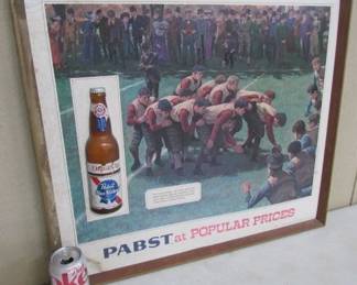1963 Pabst Blue Ribbon Beer Sign