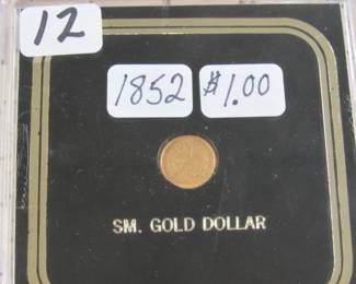 1852 Gold $1.00 Coin