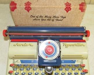 1940's - 1950's Marx Toys Junior Typewriter w/Box