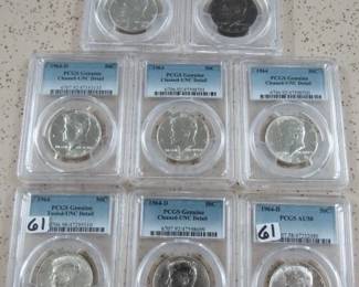 PCGS Graded Kennedy Silver Half Dollars