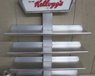 1960's Metal Kellogg's Cereal Diner Display