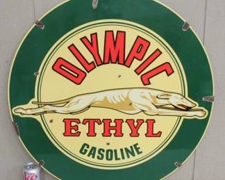 Porcelain Olympic Gas Sign