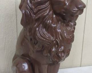 Cast Aluminum Lion Statue 