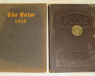 1916 & 1923 The Pulse Year Books