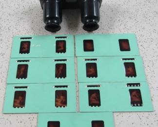 1940's - 1950's - 3D Stereo Viewer w/Nude Women Slides