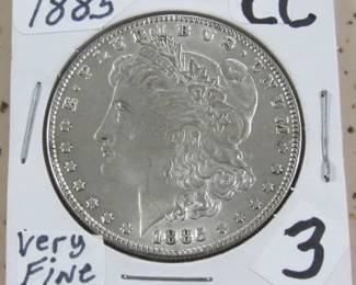 1885 Carson City Silver Dollar - Very Fine!