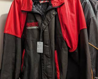 Lots of NASCAR jackets!