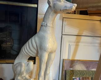 1960s Greyhound Statue