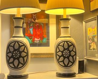 Set of MCM lamps/Kesl Art/ MCM art