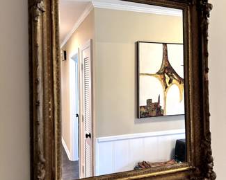 Gold gilt mirror - set of two