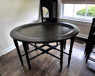 Ethan Allen Chinoiserie tray coffee table
