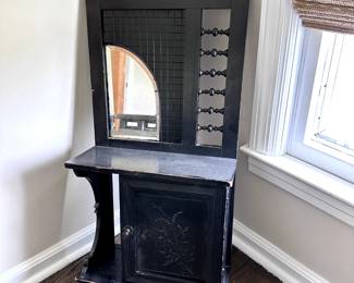 Antique shaving cabinet