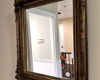 Antique Gilt Wood Mirror