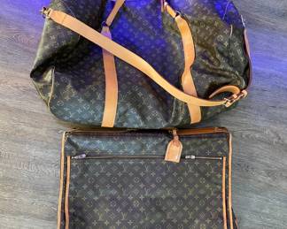 Louis Vuitton Duffle and Garment Bag