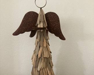 Driftwood Angle with metal wings