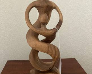 Carved wood sculpture