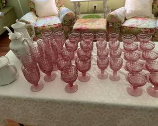 Beautiful Pink glassware