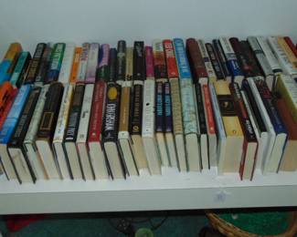 Some of the selection of books. (items sold separately).
