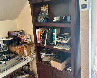 Cherry Bookshelf, Office Supplies