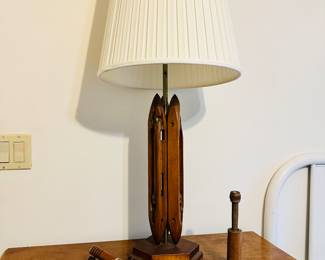Hand Crafted Super Cool Sewing Spool Lamp