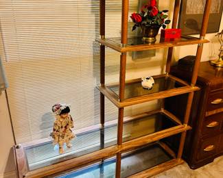 Glass Top Multi-Tier Shelving