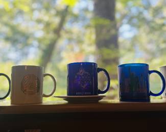 Cobalt and Vintage Coffee Mugs (House of Blues, Disney Japan, etc.)