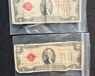 Red Seal Note $2 - 1928G