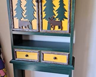 Over the Toilet Storage Cabinet -- North Woods Decor
