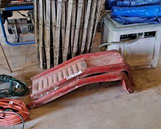 Fencing; Extension Cords; Tarps; Hose Rack; Tire Ramps