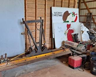 Snow Plow; Snow Blower; Buckets Galore; Christmas Wood Panels; Ladders; Reddy Heater Pro 165