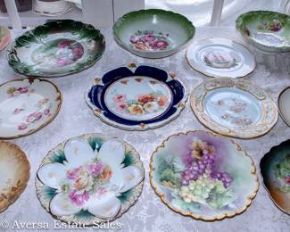 Vintage Plates / Hand Painted and more